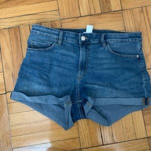 Jean shorts - mid wash